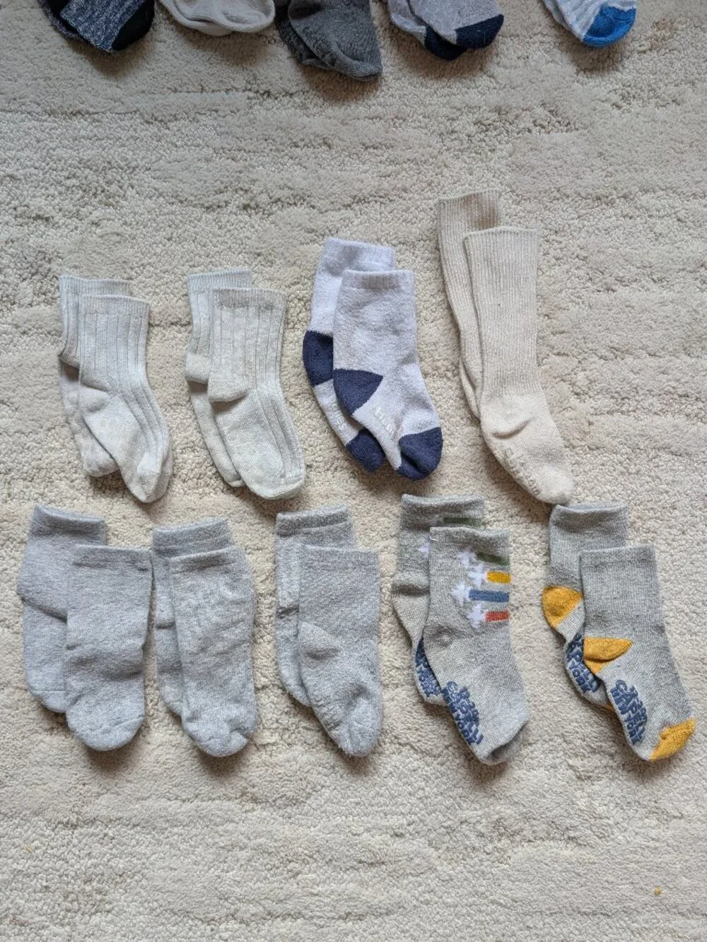 Socks for Baby's First Year - Newborn to 12-24 Month Sizes - 17 Total Pairs